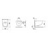 Pack WC Geberit UP320 + Cuvette sans bride Rimless + plaque sigma noire Cuvette rimless