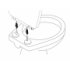 Abattant OLFA Ariane EASY CLIP Soft White descente assistée déclipsable Abattant ariane easy clip blanc déclipsable olfa