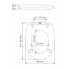 Abattant OLFA Ariane EASY CLIP Soft White descente assistée déclipsable Abattant ariane easy clip blanc schéma olfa