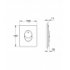 Pack WC Grohe Rapid SL + Cuvette Subway 2.0 Villeroy + Plaque Chromée Skate air côte