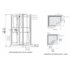 Cabine de douche Kineprime faible hauteur - Coulissante - 100x80cm - Thermo KINEPRIME Portes Coulissantes