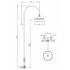 Colonne de douche mitigeur thermostatique Julia Nickel brillant - 01.796 NB 01 796 schéma