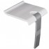Siège de douche escamotable Arsis - Blanc et Gris mat* Arsis chromé blanc