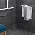 Siège de douche escamotable Arsis - Blanc et Gris mat* Siege de douche arsis blanc gris mat (1)