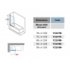 Pare-baignoire pivotant YOUNG 1V 80 cm- Transparent - Silver YOUNG 1V Schéma