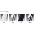Pare-baignoire pivotant YOUNG 1V 80 cm- Transparent - Silver Couleur profilé
