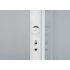 Paroi 1 porte coulissante KUADRA 2.0 2PH - Silver - Verre Transparent - Droite - 180cm Réglage profilé