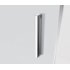 Paroi 1 porte coulissante KUADRA 2.0 2PH - Silver - Verre Transparent - Droite - 180cm Poignée