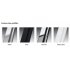 Paroi 1 porte coulissante KUADRA 2.0 2PH - Silver - Verre Transparent - Droite - 180cm Couleur profilé KUADRA