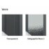 Paroi 1 porte coulissante KUADRA 2.0 2PH - Silver - Verre Transparent - Droite - 180cm Verre KUADRA