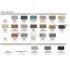 Meuble TEN 3 tiroirs 100cm Blanc mat avec plan marbre Coloris TEN