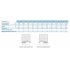 Paroi coulissante SMART DESIGN C Noir grainé - Gauche - 120 cm Smart Design C Schéma