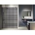 Paroi de douche Fixe KUADRA H Sérigraphié PLAID 130 cm KUADRA H Plaid Barre mural