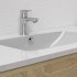 Ensemble meuble de salle de bains décalé INFINI 100cm Canelle Plan Canelle