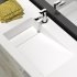 Ensemble meuble de salle de bains décalé INFINI 90cm Edelweiss Infini 90-3T-edelweiss-détail vasque