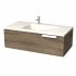 Meuble vasque INFINI 1T 90cm Pitaya avec miroir KATHY antibuée INFINI 90 1T_Pitaya