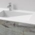 Ensemble meuble de salle de bains décalé INFINI 90cm Edelweiss Plan INFINI 90 Edelweiss