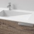 Meuble vasque INFINI 1T 90cm Pitaya avec miroir KATHY antibuée Plan INFINI 90 Pitaya