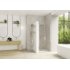 Paroi 2 portes pivotantes SMART DESIGN Chromé - Transparent - 100 cm SMART DESIGN 2 P Chromé