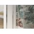 Paroi simple pivotante SOLO P Chromé - Transparent - 140cm Poignée Chromé Smart Design