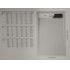 Receveur de douche CANTO Graphite - 90x140 cm - Grille Cover CANTO TAille