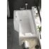 Baignoire asymétrique ARCADA 170x90 cm de la marque AQUARINE