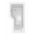 Baignoire asymétrique ARCADA 170x90 cm - Gauche baignoire-asymetrique-gauche-170x90cm-arcada-vdd-detoure-245731