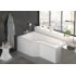 Baignoire asymétrique ARCADA 170x90 cm - Gauche baignoire-asymetrique-gauche-170x90cm-arcada-ambiance-245735