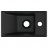 Lave-mains I LIFE S Noir mat - Version Droite E2112V3-Droite (3)