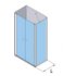 Fixe latéral HADA Plus 307- Transparent - Argent - 70 cm LDF-HP-307 Schema