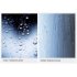 Porte battante ARCOIRIS PLUS AC-210 Verre Satiné Whole - Droite - Argent - 90cm Tecknoclean