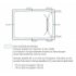 Receveur de douche KINEDIVA Blanc 90x180cm kinediva découpe