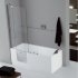Combiné Bain/Douche IRIS 180x75/85 - Version gauche - SANS Tablier Iris gauche