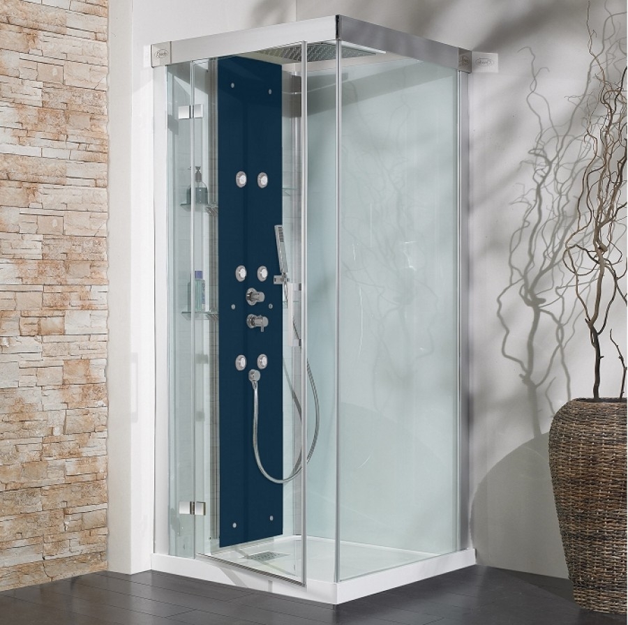 OLD Cabine de douche Hydromassante + Hammam 90x90 Kineform C Saphir