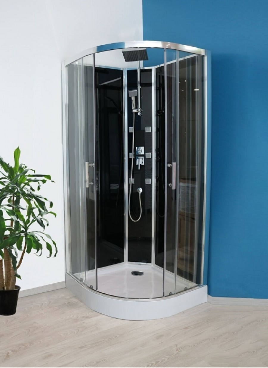 Cabine de douche 1/4 de rond SELIA hydro 90x90 cm