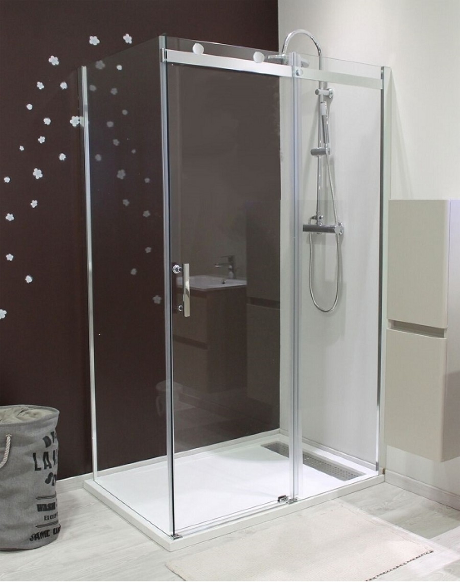 Paroi de douche coulissante ALICO 140 cm