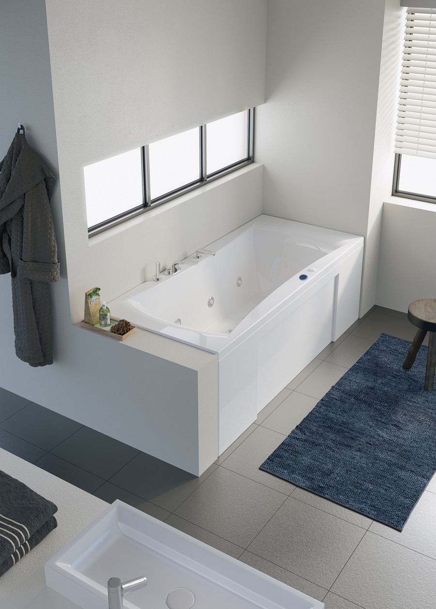Baignoire balnéo Rectangulaire STAR 180x80 - Star Mixte Digit Baignoire balnéo Rectangulaire STAR 180x80 - Star Mixte Digit