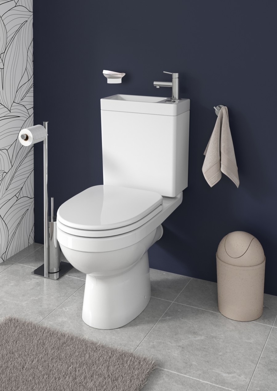 Pack WC avec lavemains intégré AQUARINE 821234
