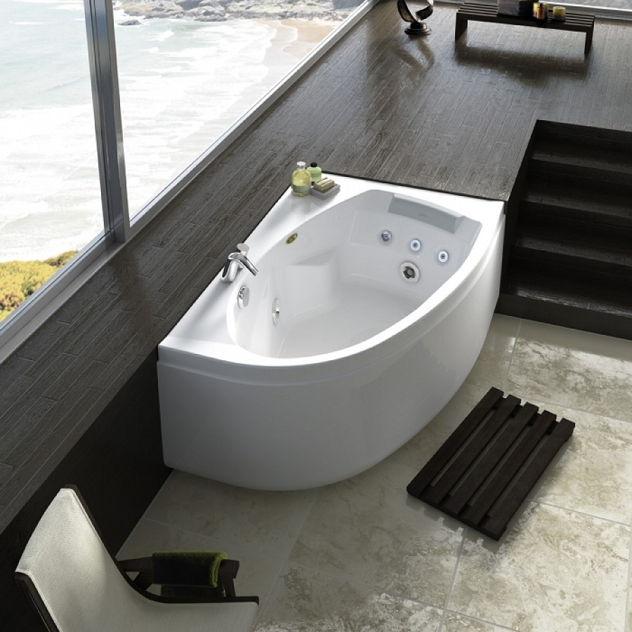 Baignoire-balnéo-d'angle-asymétrique-droite-avec-tablier-...