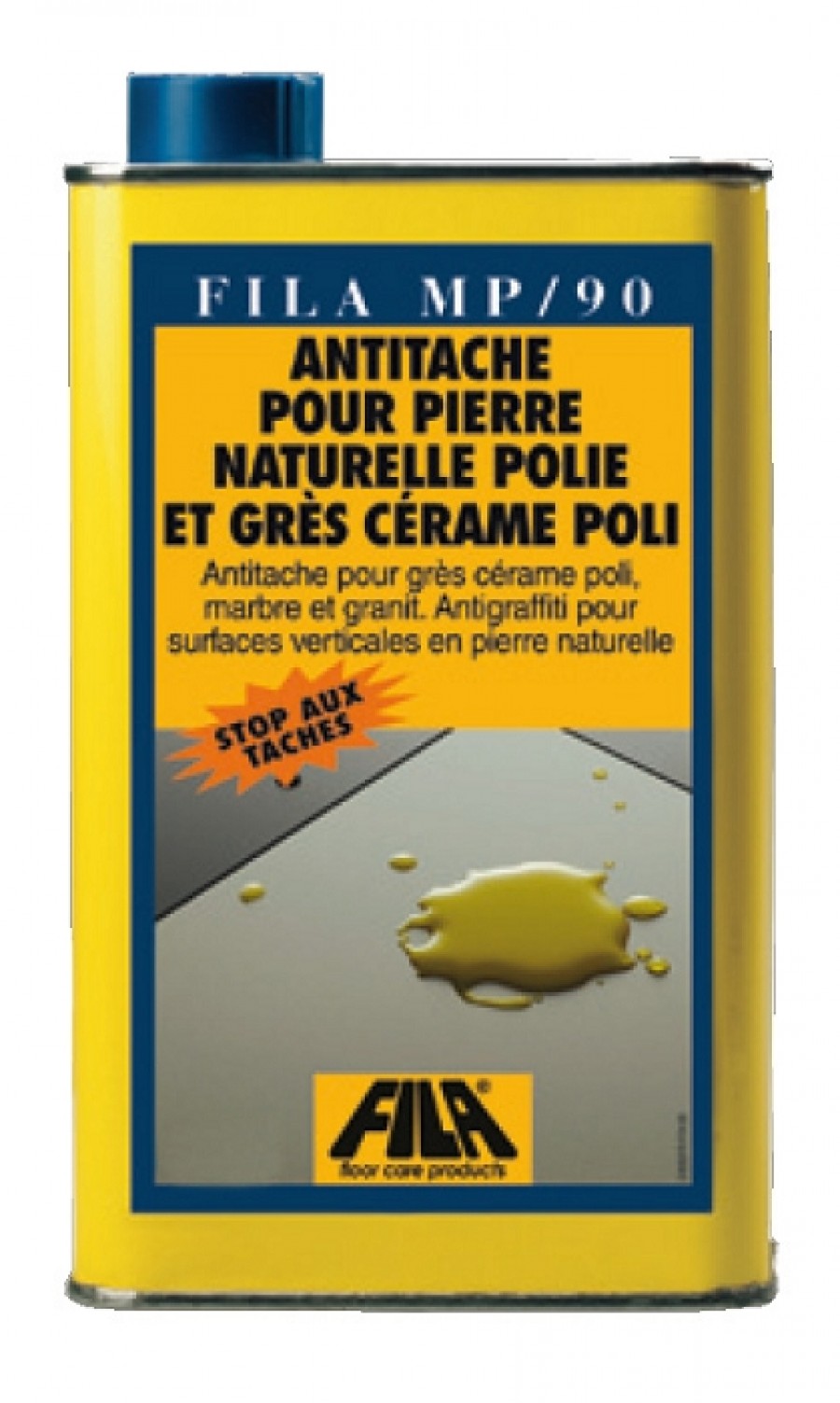 Antitache 1L pour pierre naturelle polie et grès cérame poli FILA MP/90 Antitache 1L pour pierre naturelle polie et grès cérame poli FILA MP/90