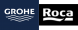 Retrouvez toutes nos gammes de la marque GROHE - ROCA/LAUFEN | Pack WC Grohe Rapid SL + Cuvette GAP Cleanrim Roca + Plaque Blanche