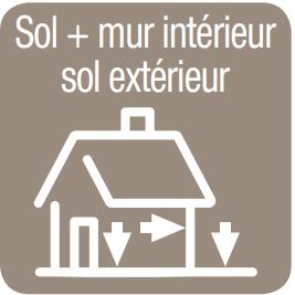 Sol + Mur intérieur / Sol extérieur Sol + Mur intérieur / Sol extérieur vignette sanitaire.fr